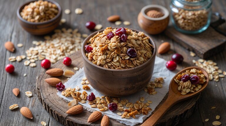 Resep Granola Buatan Rumah dengan Sensasi Almond Renyah dan Manis Madu