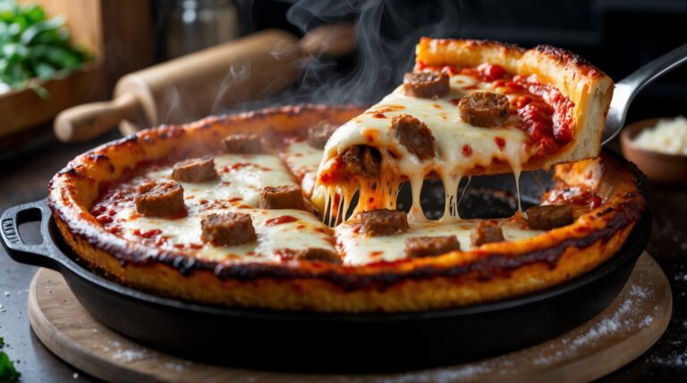 Cara Membuat Pizza Chicago Tebal Lezat dengan Teknik Autentik